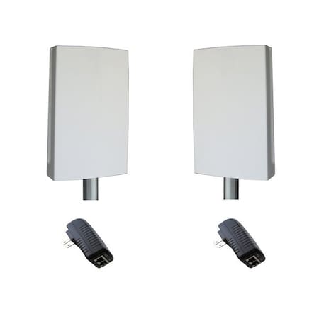 Tycon Systems EZ-Bridge LT2+, 802.11gn, 100Mb, 3 miles EZBR-0214+